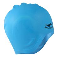 Шапочка для плавания силиконовая анатомическая (голубая) E41553 10021927