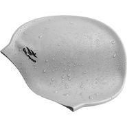 Шапочка для плавания силиконовая взрослая (серебро) E41561 10021935