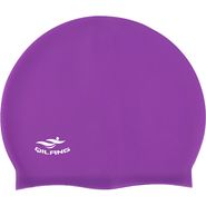 Шапочка для плавания силиконовая взрослая (фиолетовая) E41565 10021939