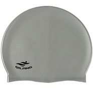 Шапочка для плавания силиконовая взрослая (серый) E41566 10021940