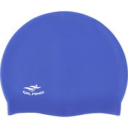 Шапочка для плавания силиконовая взрослая (синяя) E41567 10021941