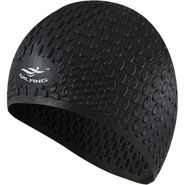 Шапочка для плавания силиконовая Bubble Cap (черная) E41534 10021945