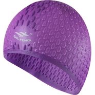 Шапочка для плавания силиконовая Bubble Cap (фиолетовая) E41536 10021947