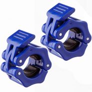 E42118 Замки для грифа пластик система LOCK-JAW PRO (d 25) (синий) 10022146