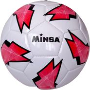 Мяч футбольный Minsa B5-9073 (красный) E39970/5-9073-1 размер 5 10022149