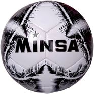 Мяч футбольный Minsa B5-8901 (черный) E39970/5-8901-4 размер 5 10022158