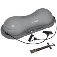 Полусфера Supremo-BOSU гимнастическая, 80/35см (серая) с эспандером и насосом (E40932) BOSU80 10022183