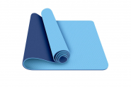 Коврик для йоги ТПЕ 183х61х0,6 см (голубо/синий) E42688-2 10022256
