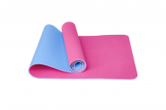 Коврик для йоги ТПЕ 183х61х0,6 см (розово/голубой) E42688-4 10022258