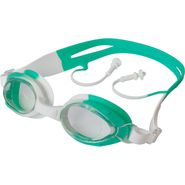 E43187-4 Очки для плавания юниорские (зелено-белые) 10022530