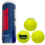 E43310 Мячи для большого тенниса "Tellon Pro+ pound" 3 штуки (в тубе) 10022553