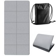 E43890 Коврик "York Fitness" ТПЕ Складной в сумке 183см x 61см x 0.4см (серый) GETSPORT 10022566