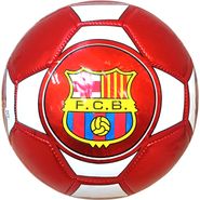 E43178-1 Мяч футбольный "F.C.B", клубный, 3-слоя  PVC 2.3, 340 гр, машинная сшивка (красный) 10022646
