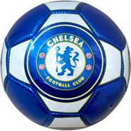 E43178-2 Мяч футбольный "Chelsea", клубный, 3-слоя  PVC 2.3, 340 гр, машинная сшивка (синий) 10022647