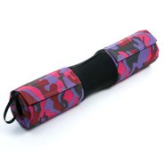 E45491 Накладка на штангу анатомическая с чехлами 10х43 см (фиолетовый камуфляж) 10022691