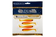 Приманка ADUSTA Penta shad 3" #100 Green Chart Glitter Orange