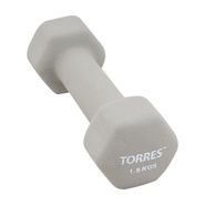 Гантель неопреновая TORRES 1,5 кг PL550115
