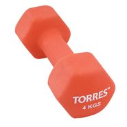 Гантель неопреновая TORRES 4 кг PL55014