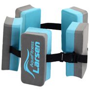 Пояс секционный для обучения плаванию AquaFitness Larsen YP-10B (5 секций) графит/бирюз.