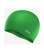 Шапочка для плавания TYR Wrinkle-Free Silicone Cap, силикон, LCSL/310, зеленый TYR УТ-00016978