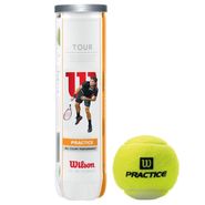 Мяч теннисный WILSON Tour Practice WRT114500 NanoPlay банка 4 шт