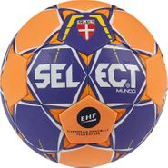 Мяч ганд. "SELECT Mundo" арт. 846211-996, Lille (р.1),EHF Appr.,мат.ПУ,руч.сш, оранж-фиолет 1 SELECT 846211-996