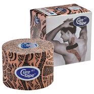 Тейп кинезиологический CureTape Art Tatoo, 5 см x 5 м, арт. 162732, телесно-черный CURETAPE 162732