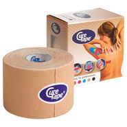 Тейп кинезиологический CureTape Neutral, 5 см x 5 м, арт. 160103, телесный CURETAPE 160103