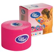 Тейп кинезиологический CureTape Pink, 5 см x 5 м, арт. 160165, розовый CURETAPE 160165
