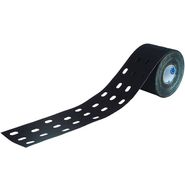 Тейп кинезиологический CureTape Punch Black, 5 см x 5 м, арт. 160745, перфорированный, черный CURETAPE 160745