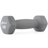 Гантель неопреновая Start Up HD1201 1 кг серый
