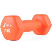 Гантель неопреновая Start Up HY-D-021 2 кг оранжевый Start Up 371380