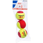 Мяч теннисный BABOLAT Red, арт.501036,уп.3 шт, войлок, шерсть, нат.резина, желто-красный BABOLAT 501036