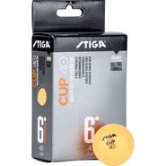 Мяч для настольного тенниса Stiga Cup ABS, арт.1110-2503-06, диам.40+мм, пластик, упак. 6 шт, оранж. Диаметр 40+ STIGA 1110-2503-06