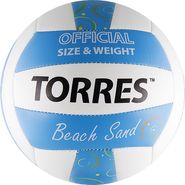 Мяч волейбольный для пляжного волейбола TORRES Beach Sand Blue V30095B