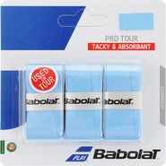 Овергрип BABOLAT Pro Tour X3, арт.653037-136, упак. по 3 шт, 0.6 мм, 115 см, голубой BABOLAT 653037-136