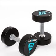 Гантели в уретане LIVEPRO Premium Urethane Dumbbells 6 кг, черный/синий LIVEPRO NL\LP8000-06\00-00-00