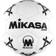Мяч гандбольный "MIKASA MSH 3", синт.кожа, р. 3, машинная сшивка, бело-черно-фиолет. 1 MIKASA MSH 3