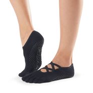 Нескольз. носки с пальцами ToeSox Elle, черный, S, пара TT\S05825BLK\BK-OS-CR