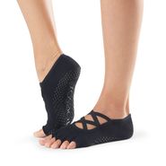 Нескольз. носки с полупальцами ToeSox Elle, черный, M, пара TT\S05926BLK\BK-OM-CR