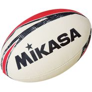 Мяч для регби MIKASA RNB7 резина, р.5, ручная сшивка, беж-красно-черный 4 MIKASA RNB7
