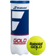 Мяч теннисный BABOLAT Gold Championship 3B,арт.501084, уп.3шт,одобр.ITF,сукно,нат.резина,желт BABOLAT 501084