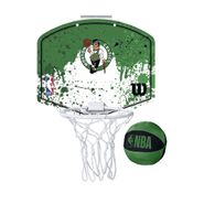 Набор для мини-баскетбола Wilson NBA Team Mini Hoop Boston WTBA1302BOS щит с кольцом мяч р.1