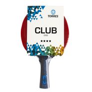 Ракетка для настольного тенниса TORRES Club 4*, арт.TT21008, для тренировок, накладка 2,0 мм, конич. ручка TORRES TT21008