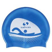 Шапочка для плавания SALVAS  Cap арт. FA065/B силикон, синий Senior SALVAS FA065/B