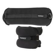 Утяжелители универсальные&quot;TORRES 1 кг&quot; арт.PL110181,(2штх500г), неопрен, металл. песок, серо-черный TORRES PL110181