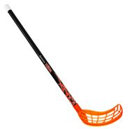 Клюшка для флорбола &quot;RealStick Tribal Jr&quot;, арт.MR-KF-TR7, 70см, прямой крюк, пластик, черн-оранж REALSTICK MR-KF-TR70-OR