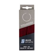 304	Шнурки для коньков Blue Sports Titanium Waxed 902054-BKR-243 243см бордово-черный