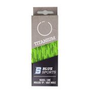 Шнурки для коньков Blue Sports Titanium Waxed 902091-BKL-274 полиэстер 274см лаймово-черный