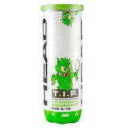 СЦ*Мяч теннисный детский HEAD T.I.P Green, арт.578133,уп.3шт, НЕГЕРМ.УПАК., фетр,нат.резина, зеленый HEAD 578133